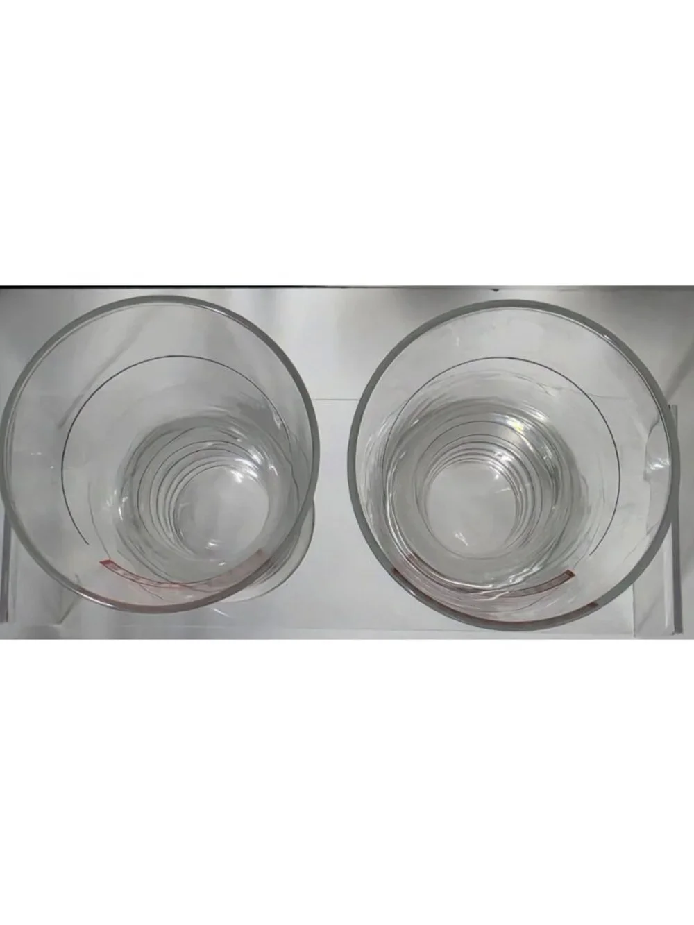 Vintage Pernod Pastis Glasses Set of 2 Barware France Pour Lines 5.9